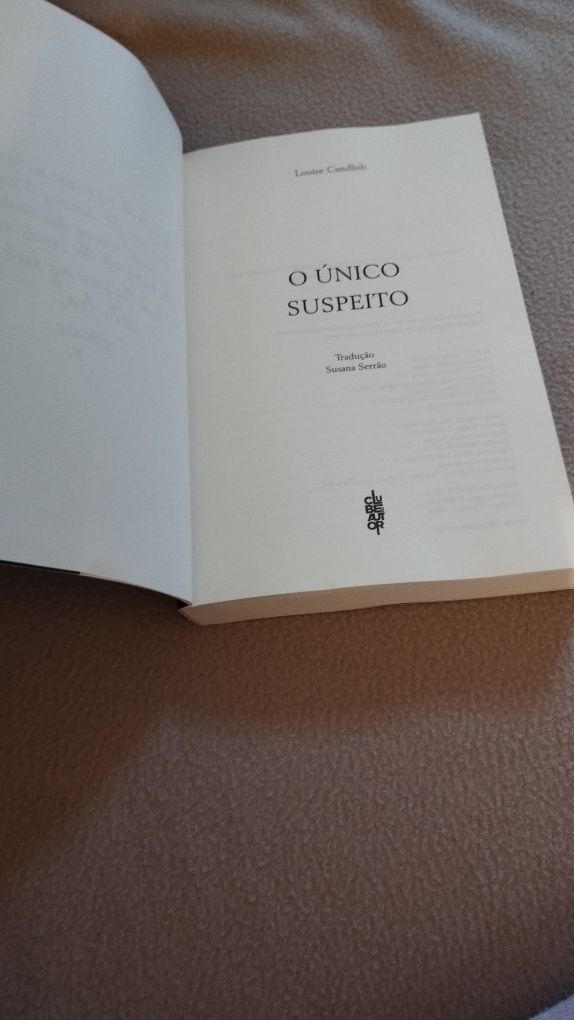 O único suspeito de Louise Candlish - PORTES GRÁTIS