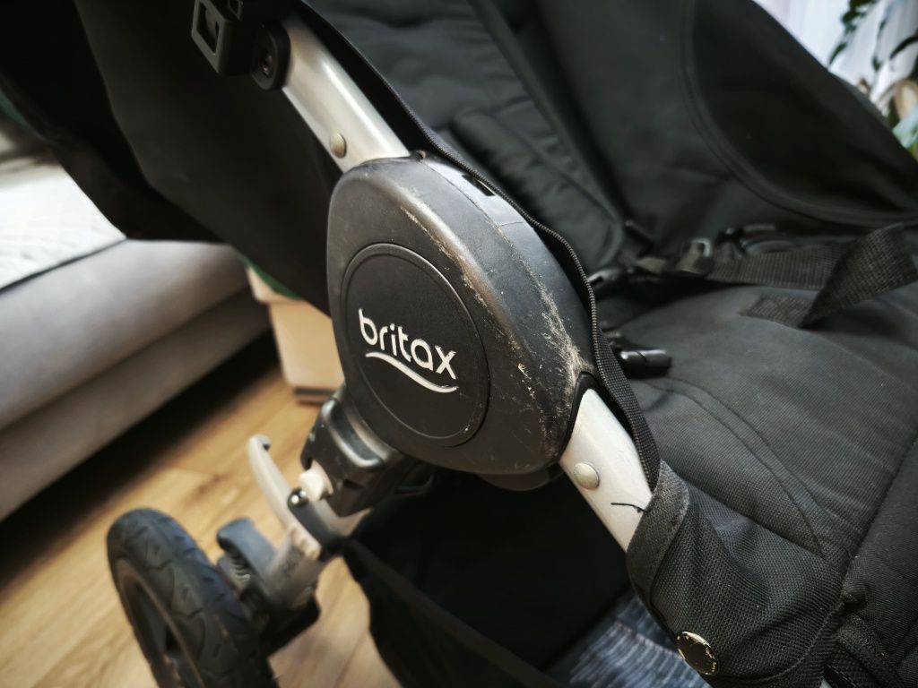 Wózek spacerówka trójkołowy britax b-motion z gondolą