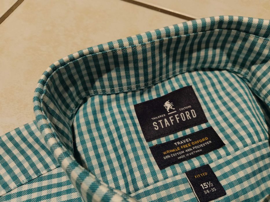 STAFFORD USA - NOWA! Markowa Koszula Męska rozmiar L