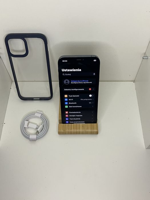 iPhone 12 Pro 256 GB•Pełen zestaw•kabel ładujący•etui•OKAZJA•
