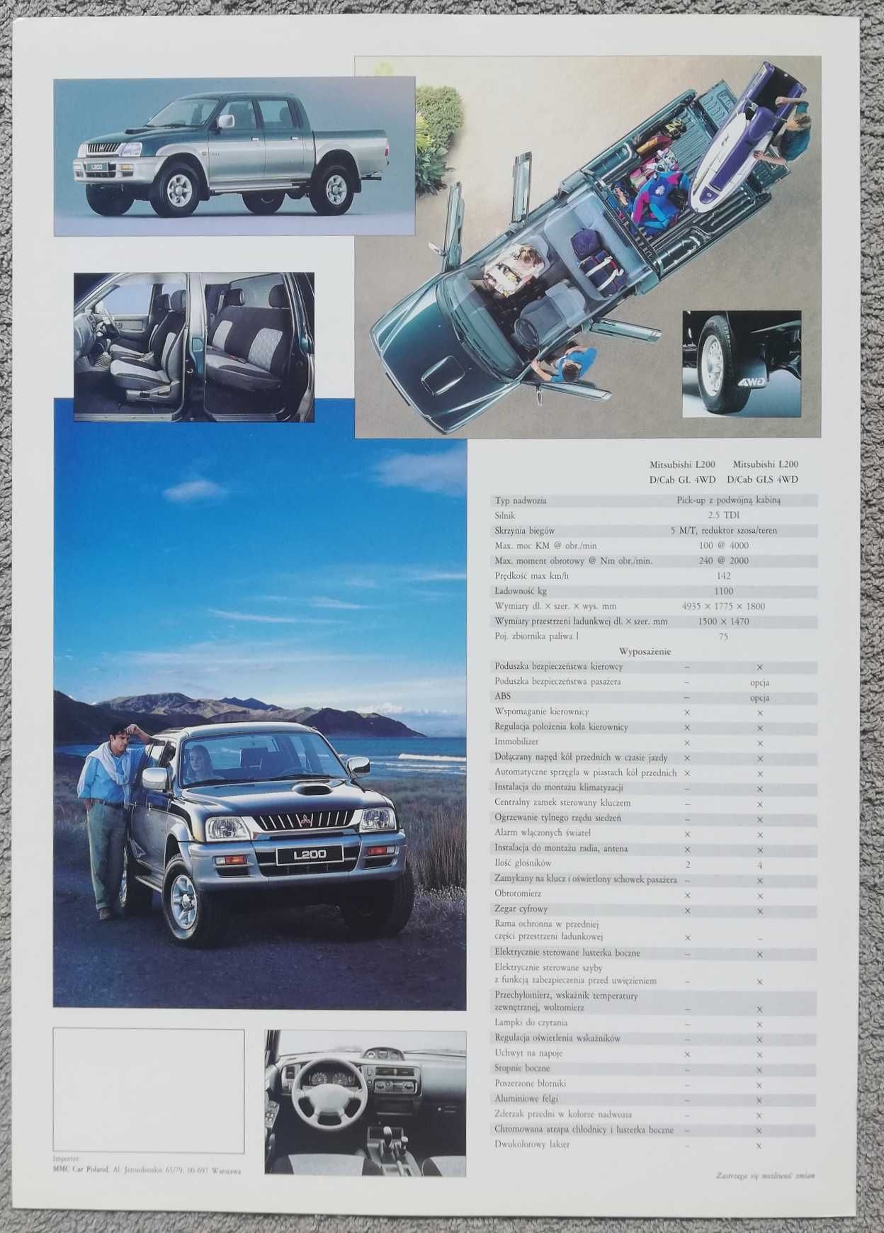 Prospekt Mitsubishi L200