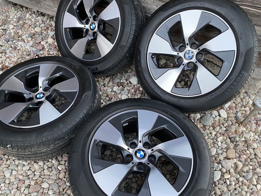 ŚLICZNE KOŁA BMW G31 G30 G32 G11 G12 5x112 jak nowe czujniki 225/55-17