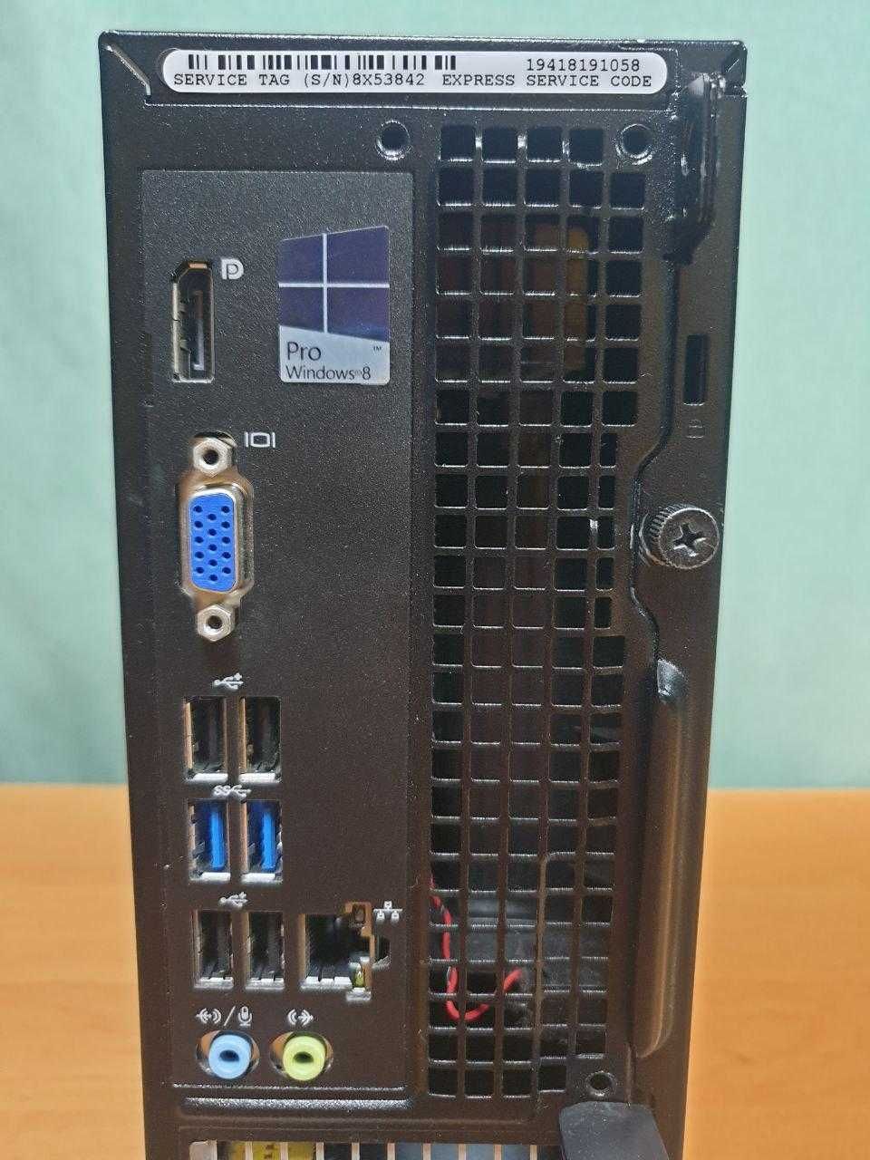 Надежный компьютер ПК Dell 3020 USFF i3 3,50 GHz ОЗУ 8gb SSD 120Gb