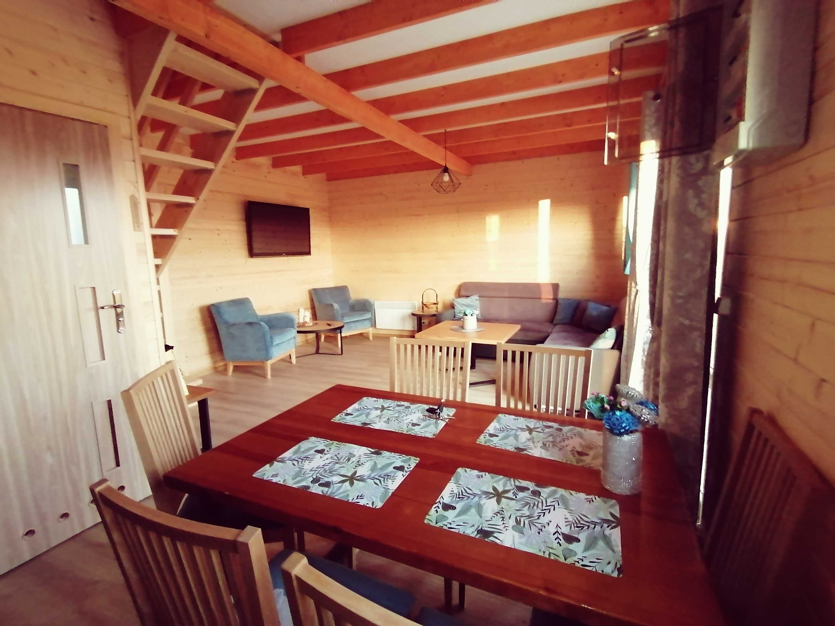 Wolny weekend domek kaszuby jacuzzi, balia, sauna beczka gorąca