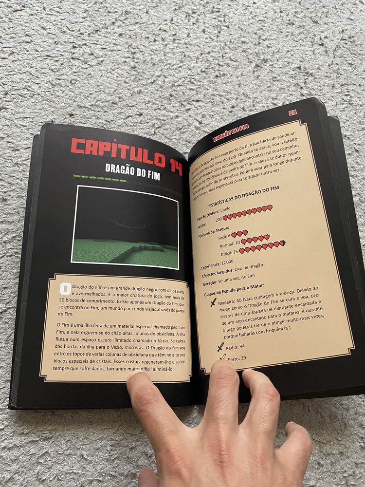 Livro Truques Minecraft Combate em otimo estado