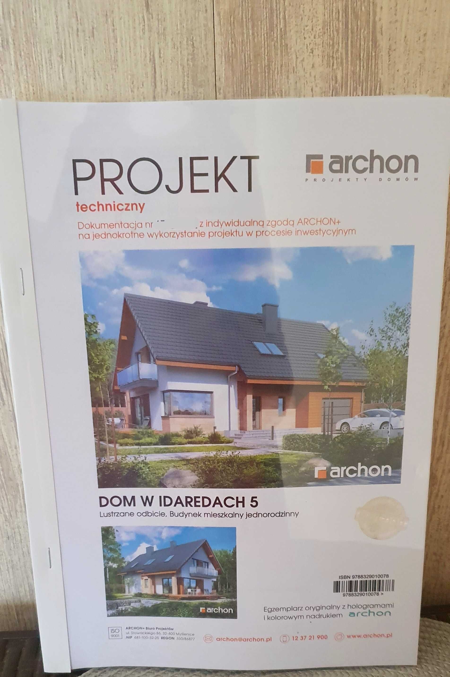 Projekt domu, nowy, DOM W IDAREDACH 5, Archon