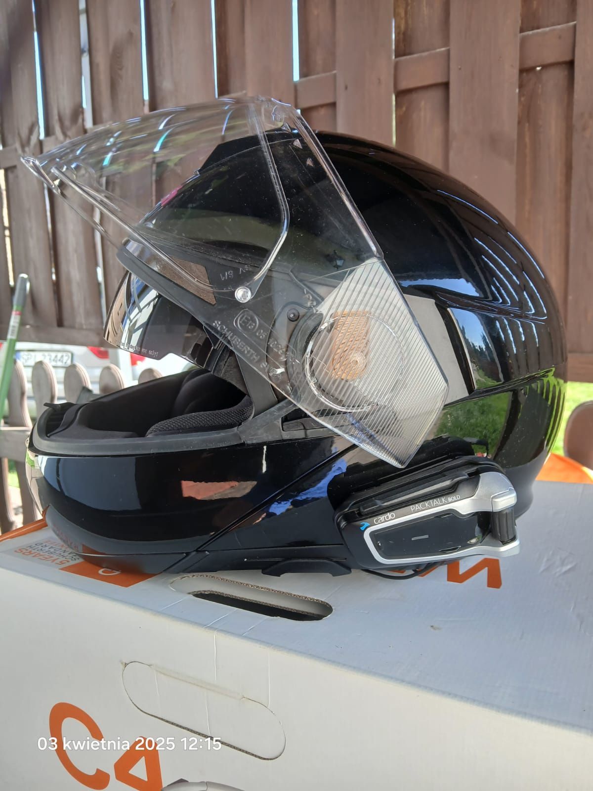 Kask motocyklowy szczekowy Schuberth C4 rozm S