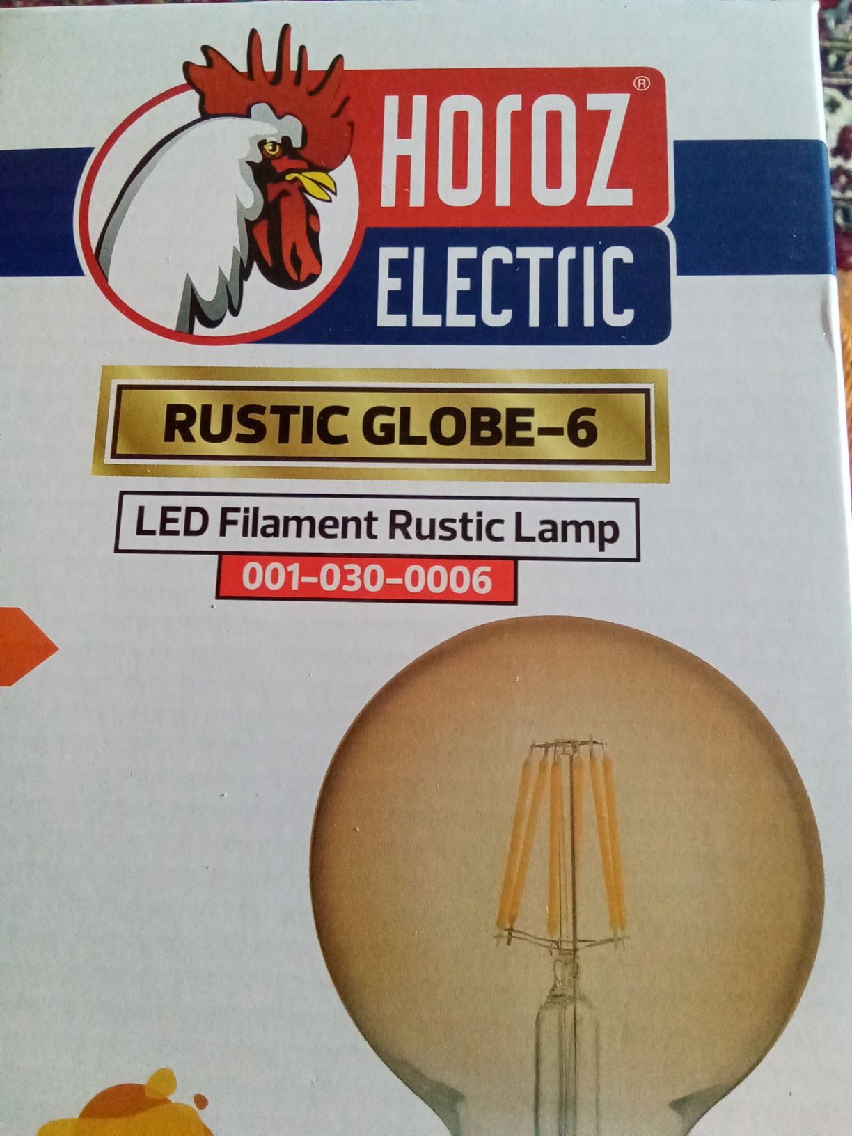 Horoz electric. Rustic globe.