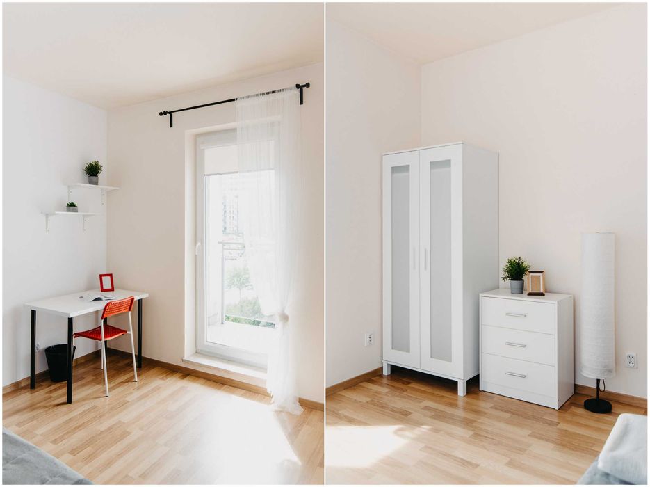 POWS P2 - DUUUŻY pokój i WIDNĄ kuchnią na BEMOWO