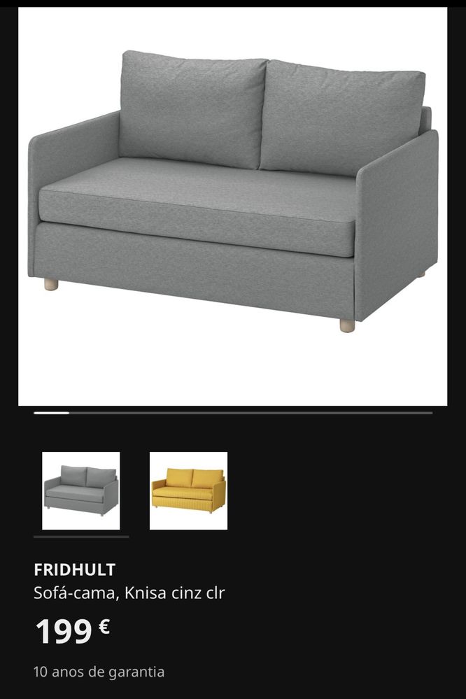 Sofa cama compacto
