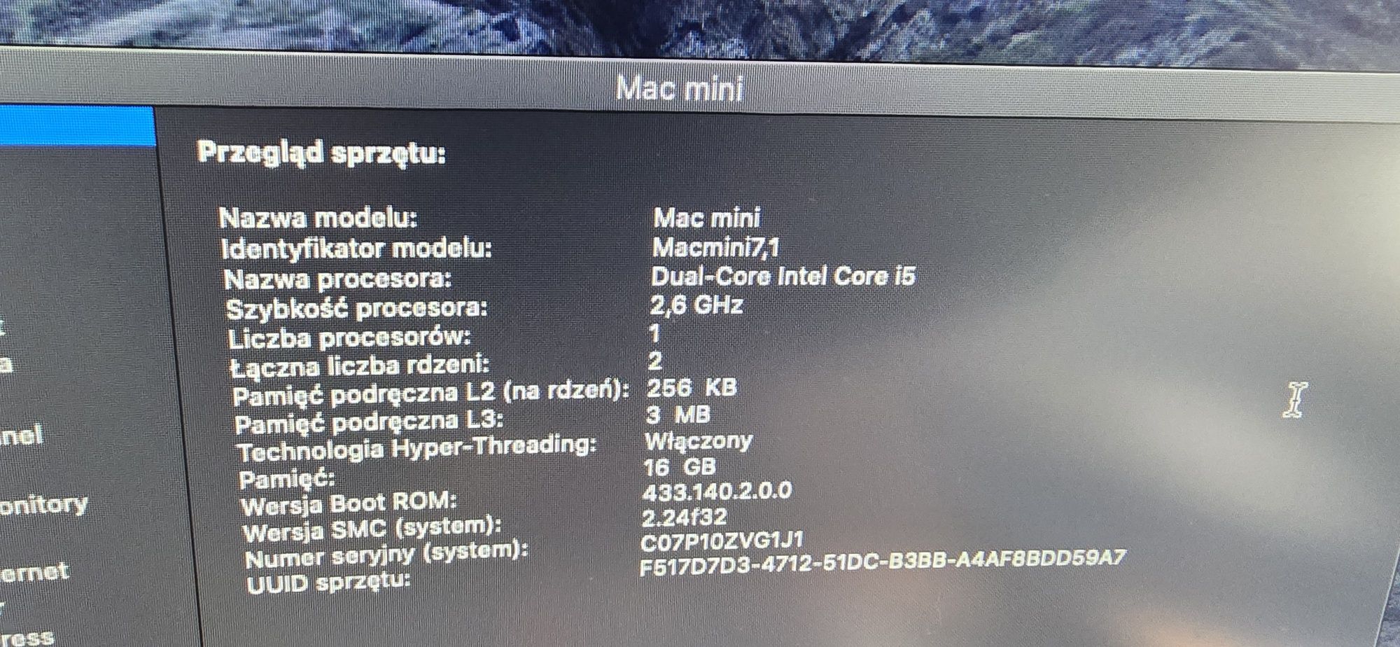 Apple Mac Mini intel i5