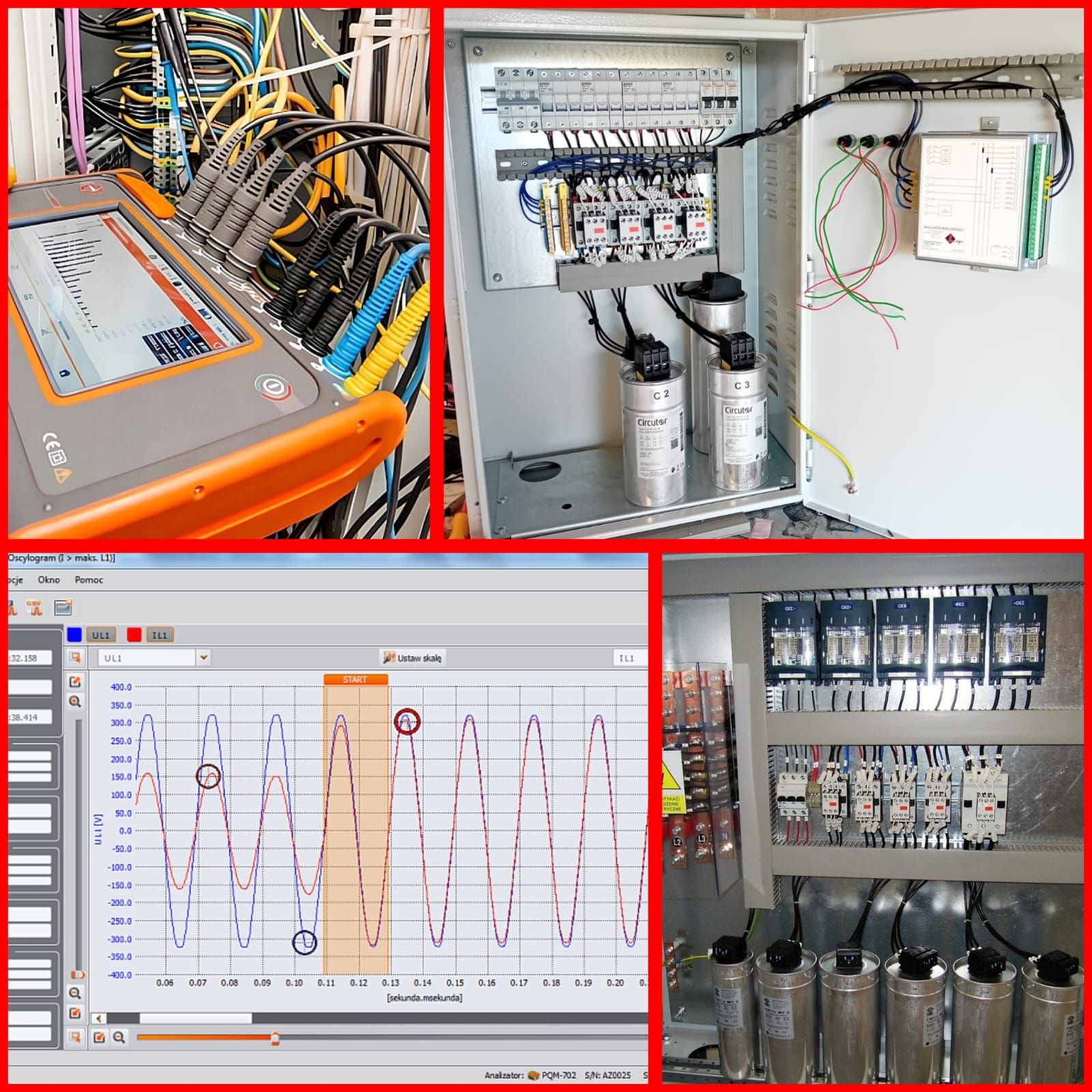Elektryk Instalacje elektryczne kompensacja mocy biernej