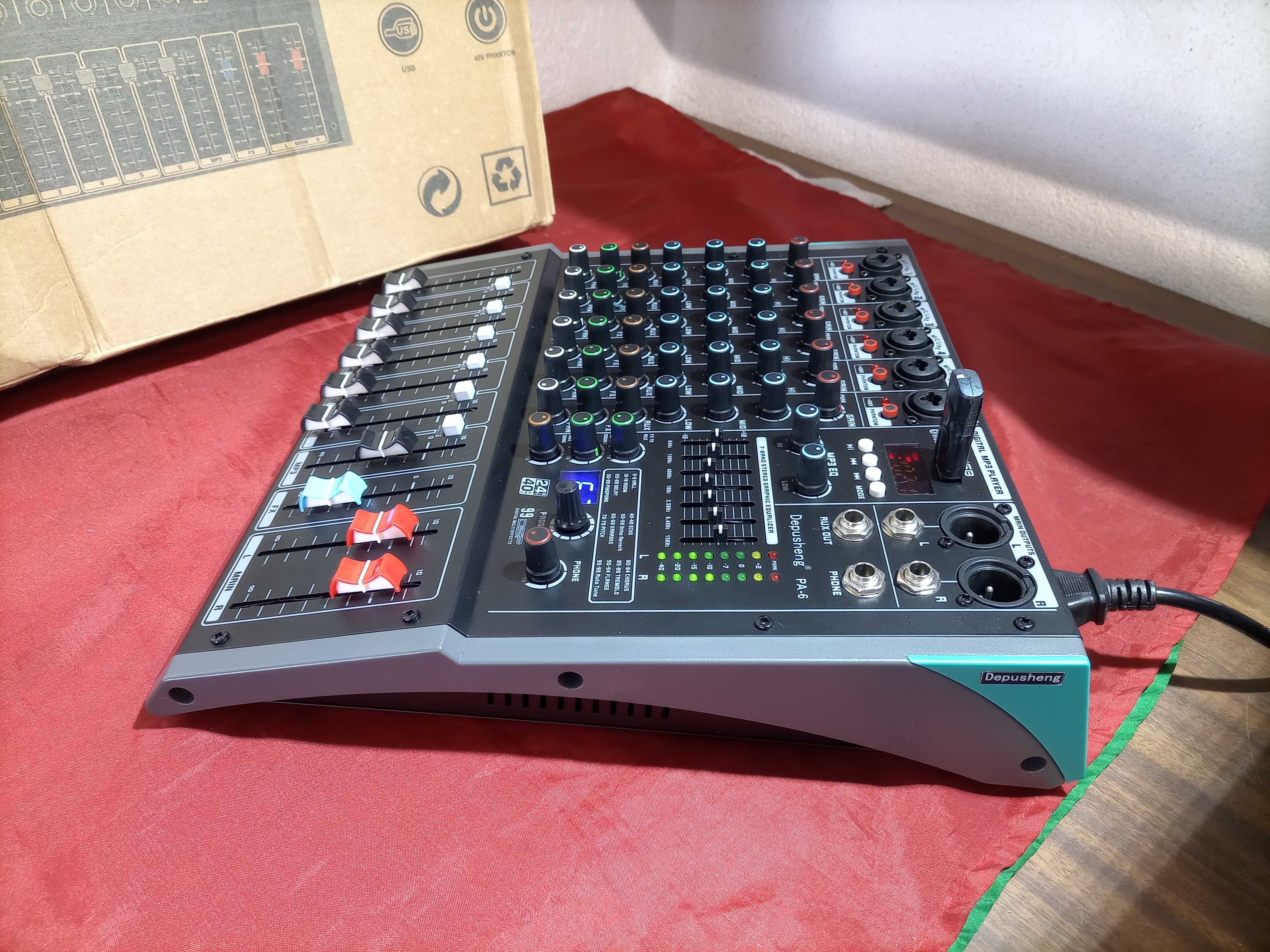 Mesa de Áudio 99 DSP USB Bluetooth Nova