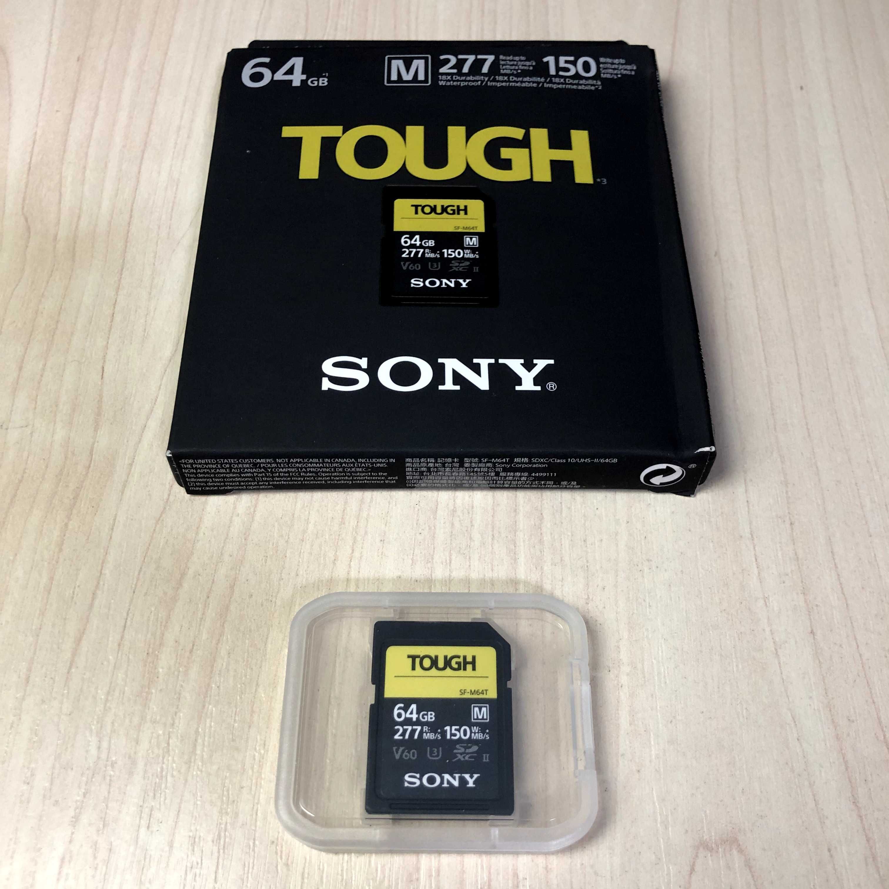 Карта пам'яті Sony 64 GB SDXC UHS-II U3 V60 TOUGH (SFM64T.SYM)