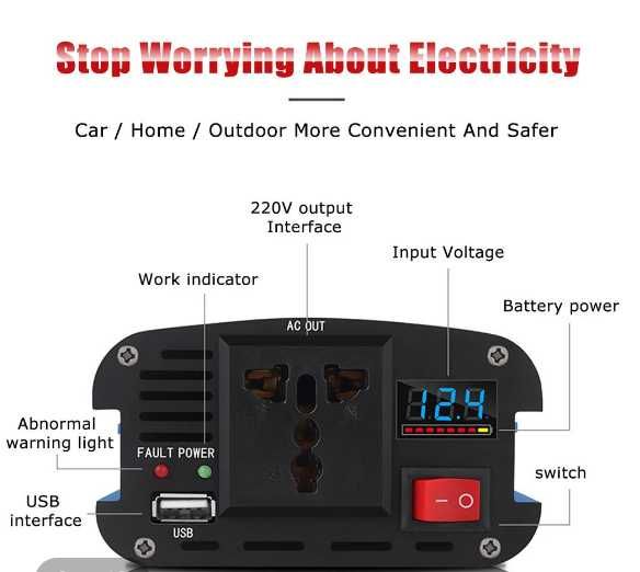 Приоброзователь инвектор 500 w. 220V.