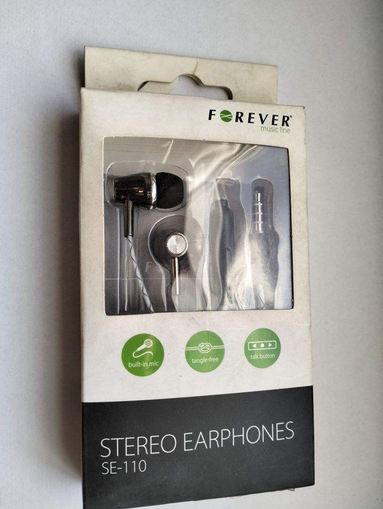 Słuchawki stereo z mikrofonem