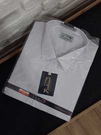 Nowa męska koszula fabian 46 xl biała garniturowa