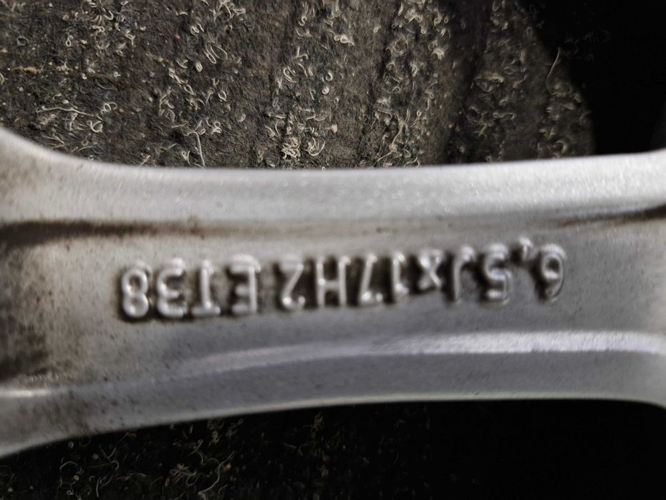 komplet felg aluminiowych Mercedes Benz 17" z czujnikami