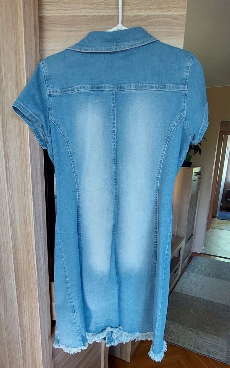 Sukienka jeans  rozm 40