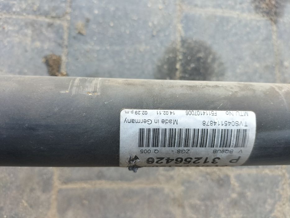 Wał napędowy Ford Kuga MK1 2.0 TDCI