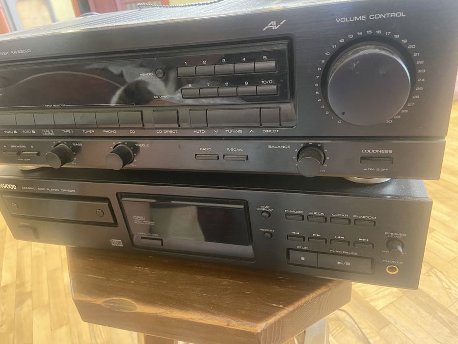 Стерео ресивер и проигрыватель компакт дисков Kenwood KR-A5020