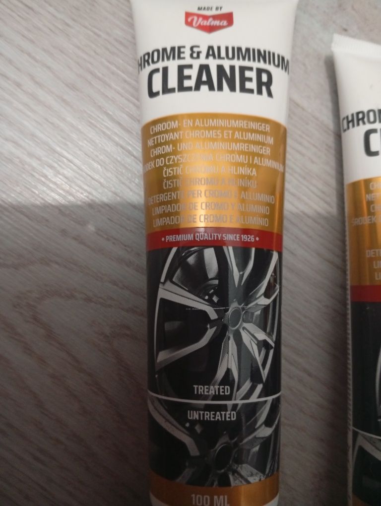 Środek czyszczący do chromu i aluminium nowe 2szt