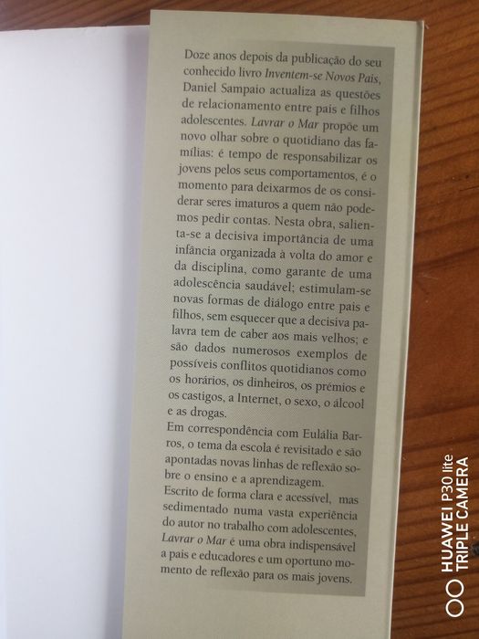 Lavrar o mar de  Daniel Sampaio