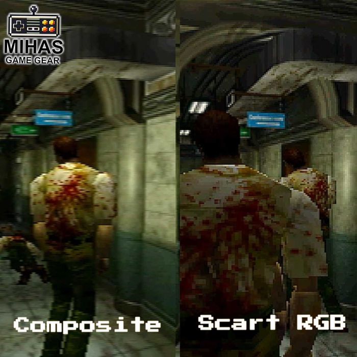 Відео кабель шнур SCART RGB для SEGA Dreamcast - PlayStation PS1, PS2