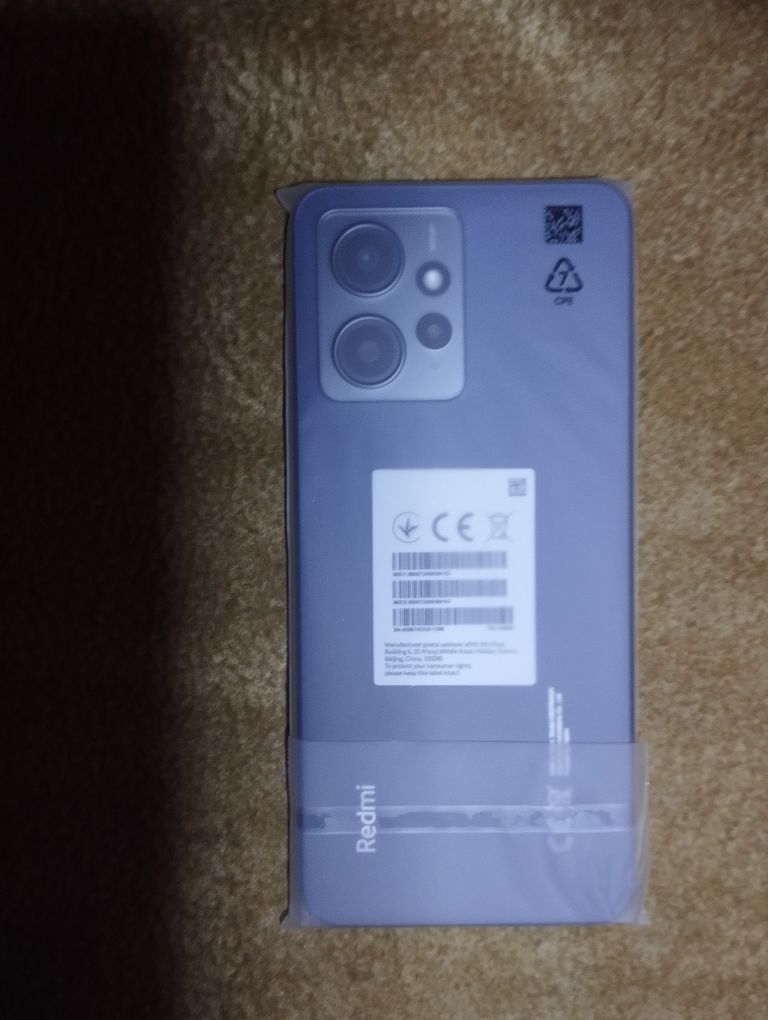 Новий мобільний телефон Смартфон Xiaomi Redmi Note 12 4/128GB OnyxGray