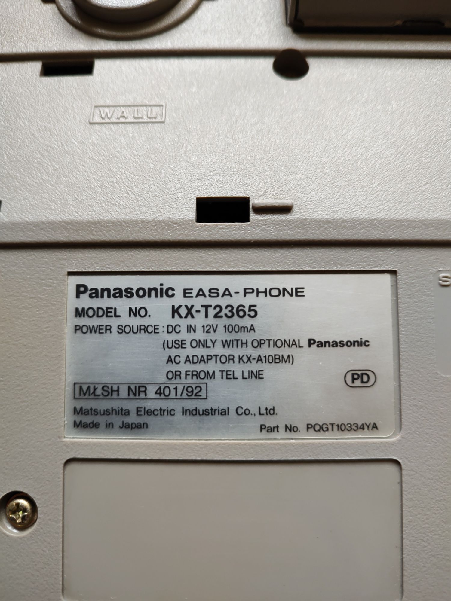 Telefon stacjonarny Panasonic