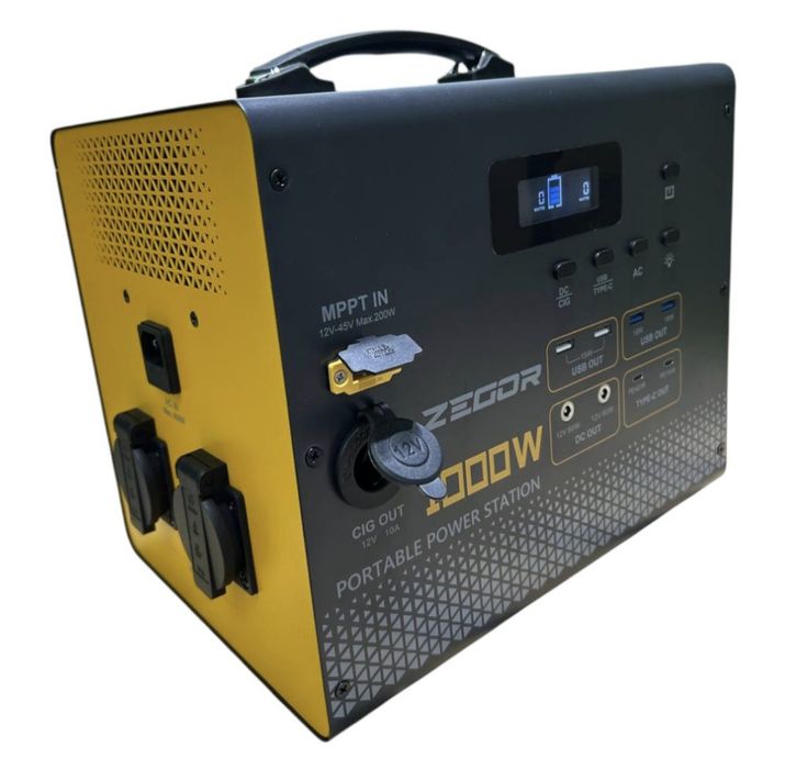 Зарядна станція портативна ZEGOR YC 1100 / 1000 Вт (пікова потужність