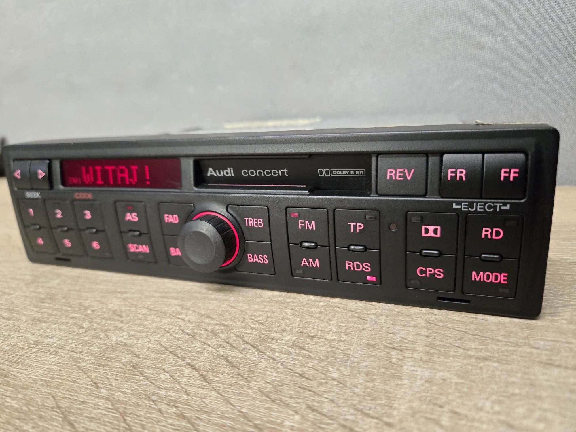 Radio samochodowe Audi Concert PLUS A3 A4 B5, A6 C5, TT, A2 + kod 22cm