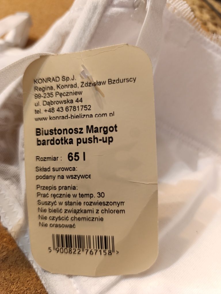 Biustonosz Bardotka push-up