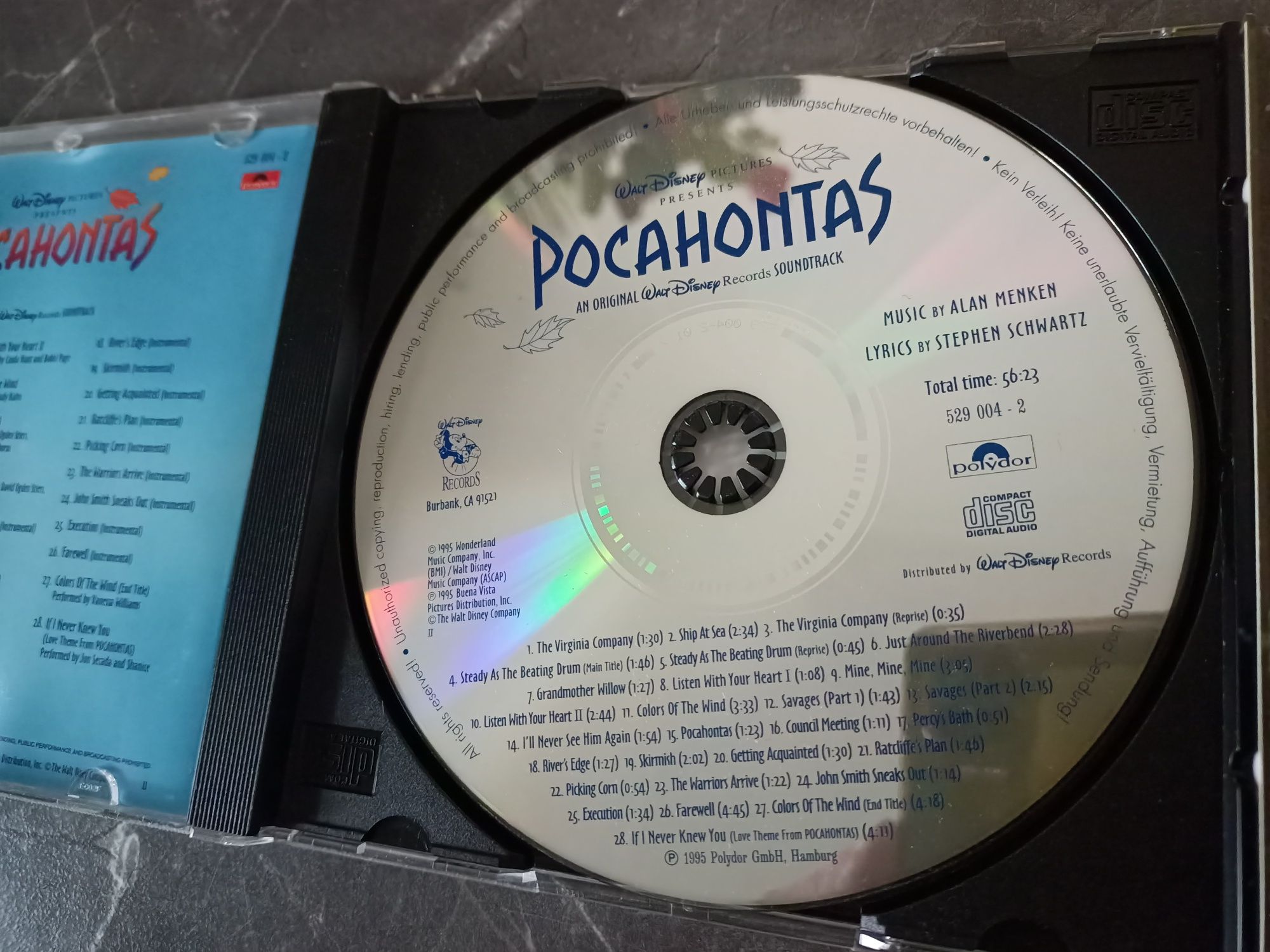 Pocahontas - soundtrack . Alan Menken, Stephen Schwartz