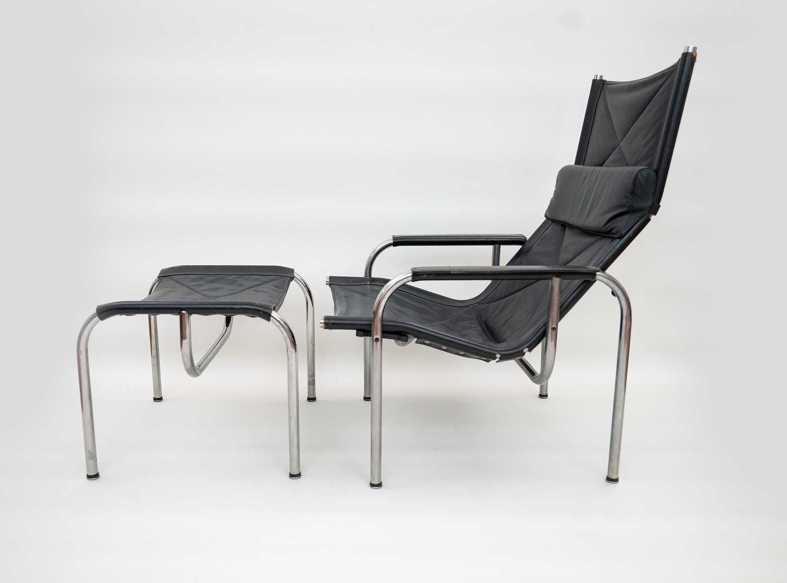 He1106 Lounge Chair design Hans Eichenberger dla Strässle, lata 1970