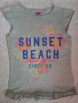 T-shirt, bluzka krótki rękaw, bawełna, 7-8 lat, 128 cm, stan bdb
