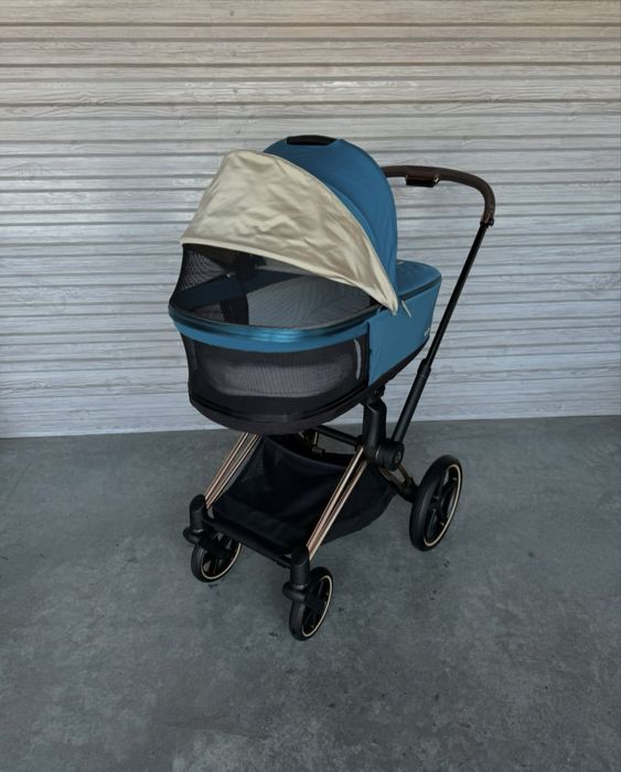 Cybex Priam 4.0 Mountain Blue і Onyx Black Rose Gold