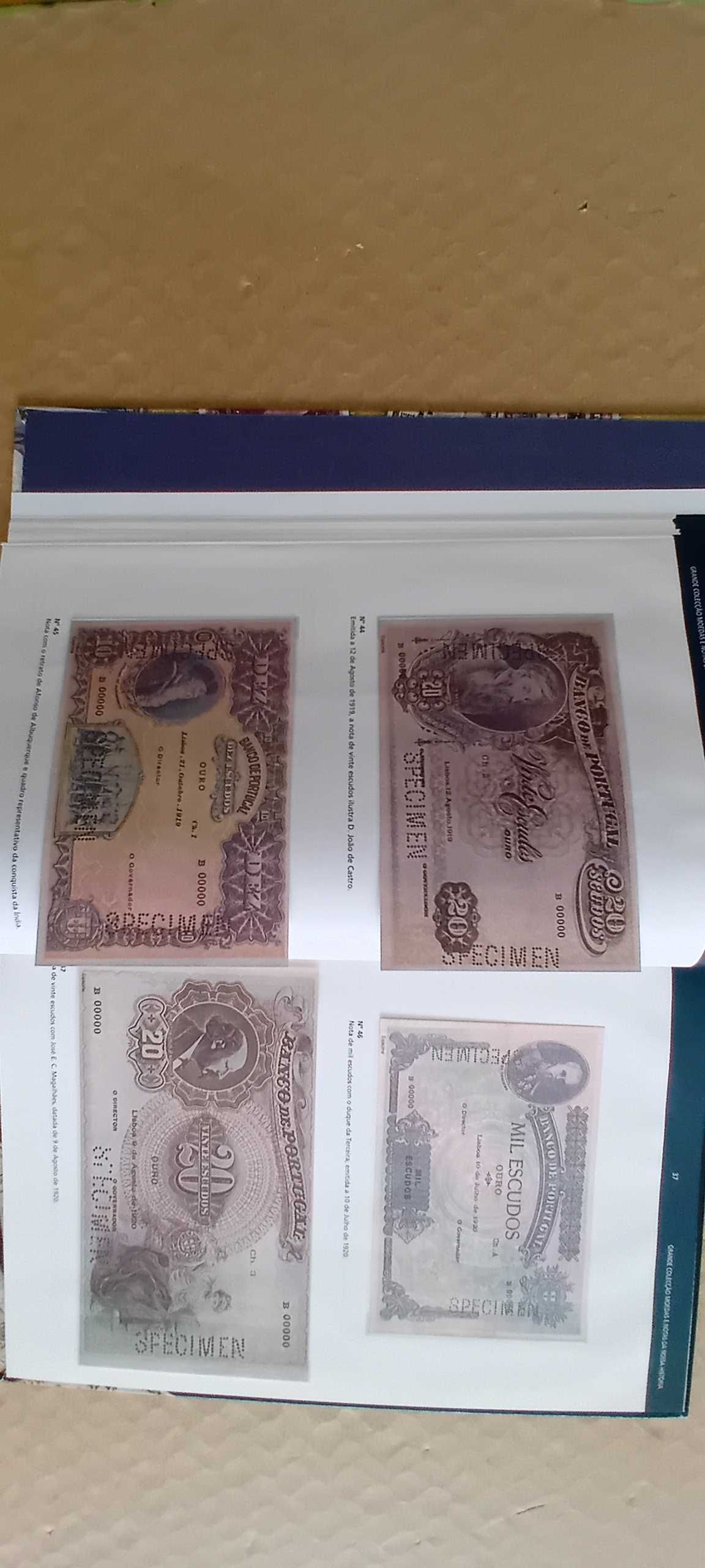 Livro da Grande coleção Moedas e Notas da nossa História JN 2004
