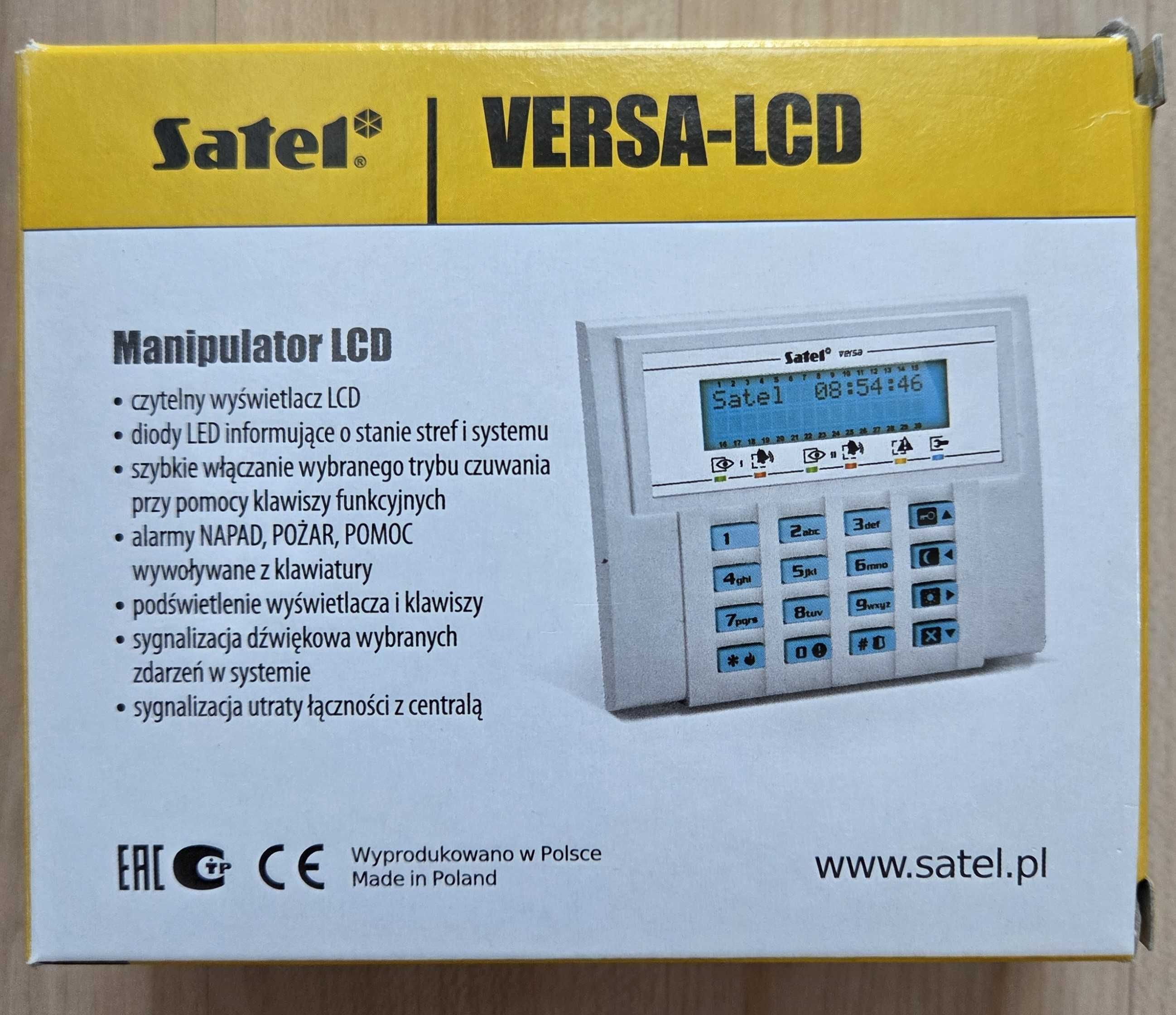 Satel VERSA-LCD-BL manipulator
