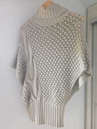 Poncho/narzutka z golfem Reserved r.S