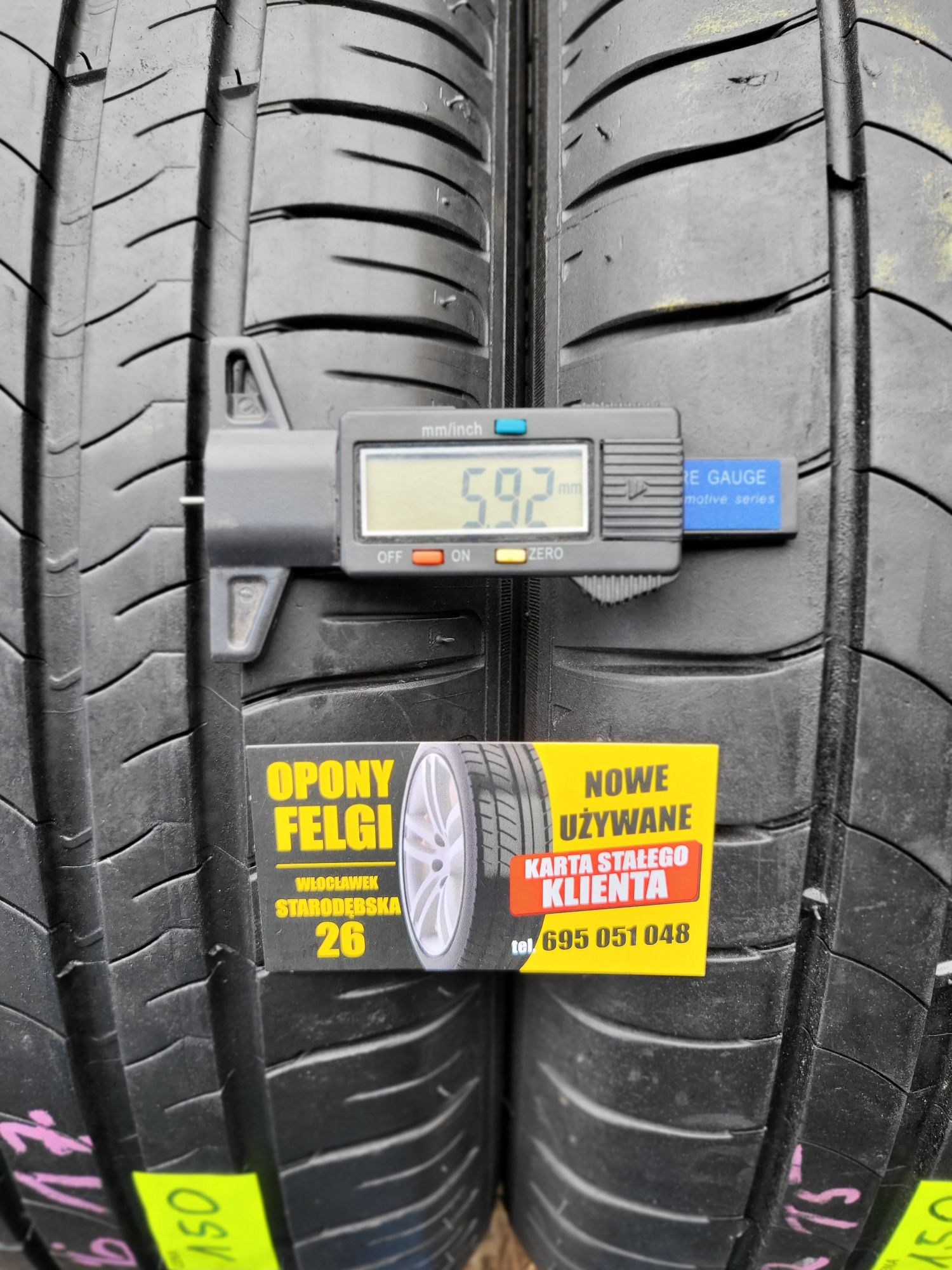 Opony letnie 185/65/15 Michelin 3617 r. Montaż Gratis! Wysyłka!