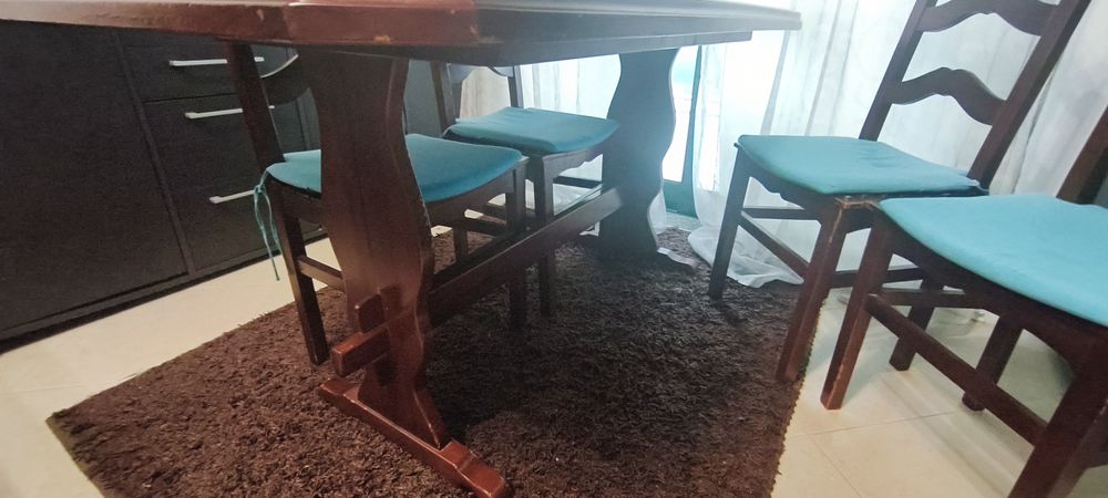 Conjunto mesa jantar+cadeiras