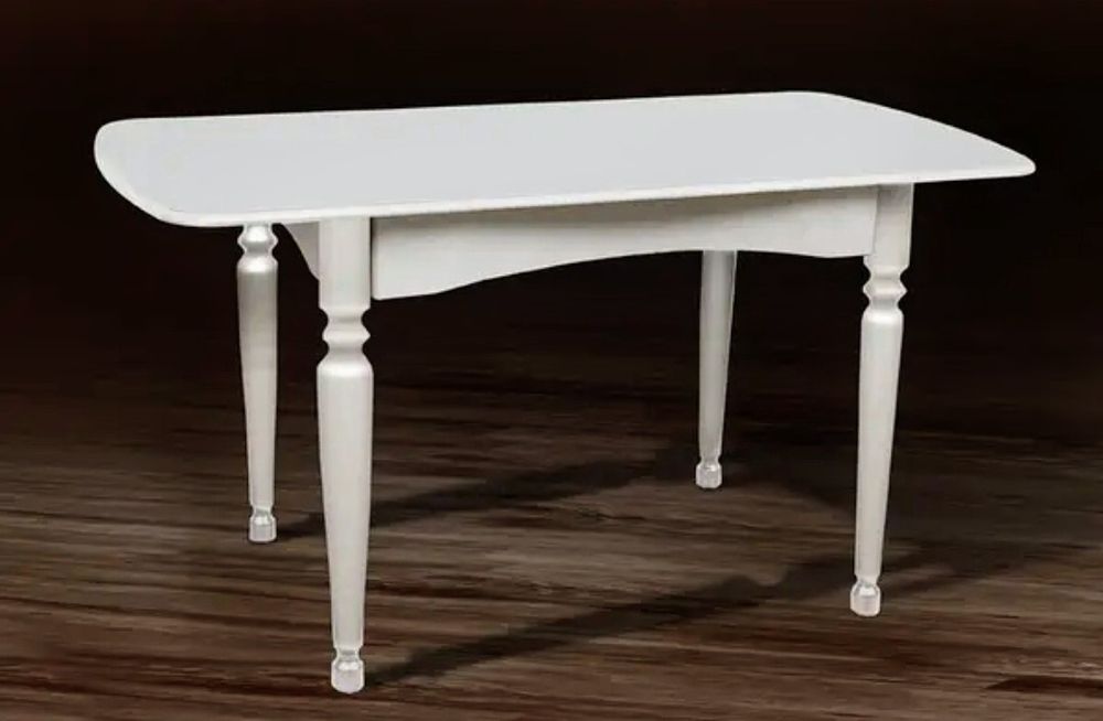 Стол обеденный раскладной Белый