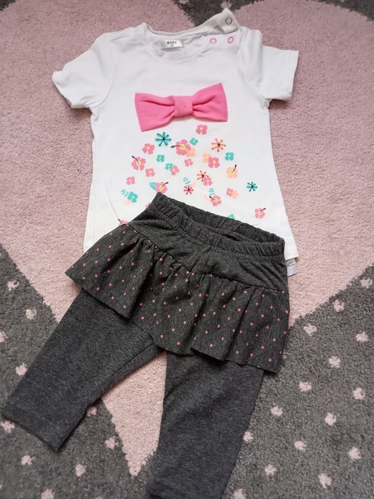 Bluzeczka + getry ze spódniczka 92 nowe