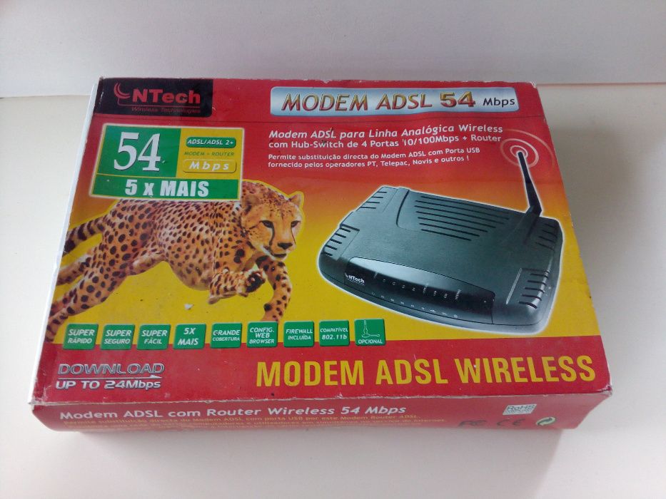 Modem NTech ADSL 54Mbps