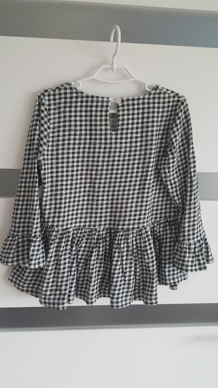 Bluzka tunika haftowana kwiaty Dunnes r. 6lat 116cm