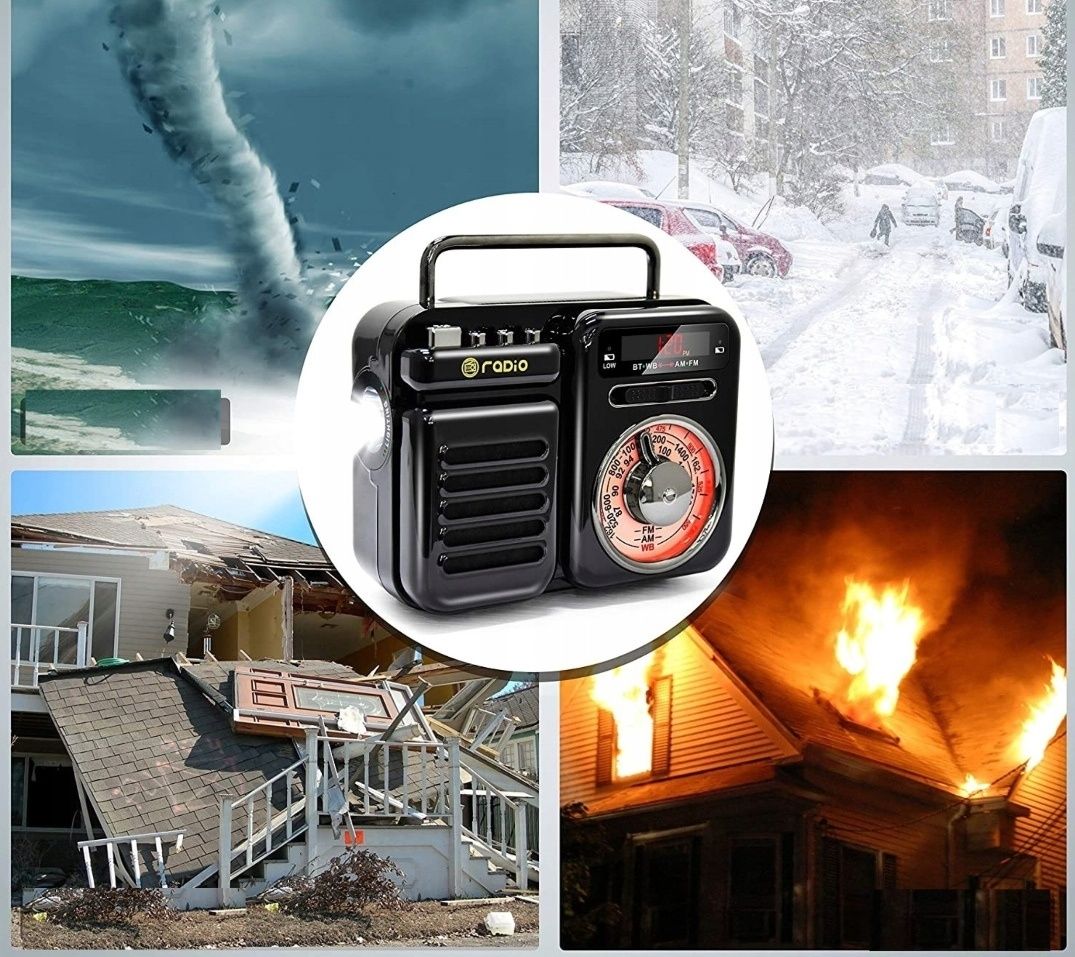 Radio na dynamo, SOLARNE, Korba, Powerbank 2000mAh