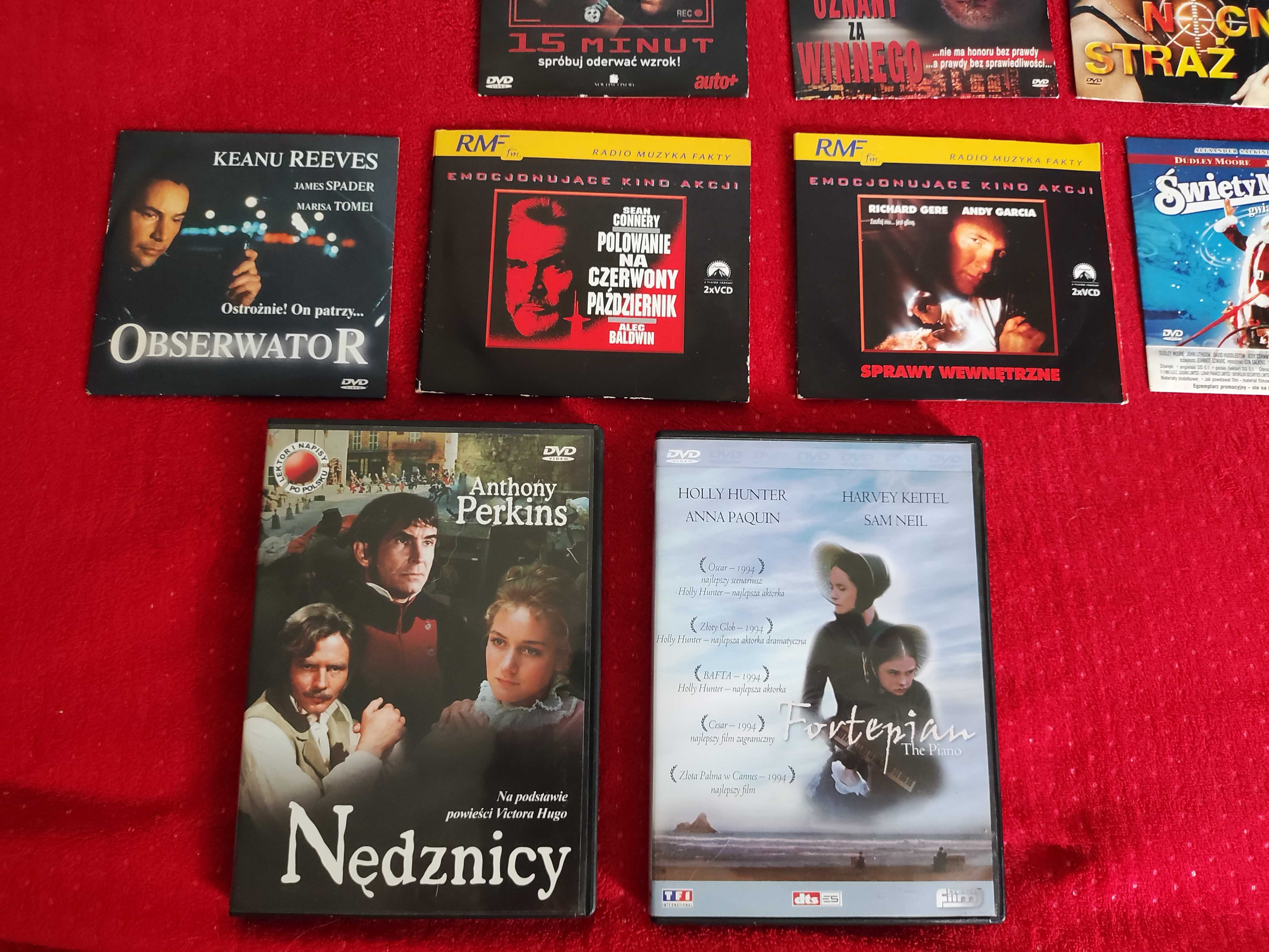 Filmy DVD Kolekcja na płytach VCD komplet