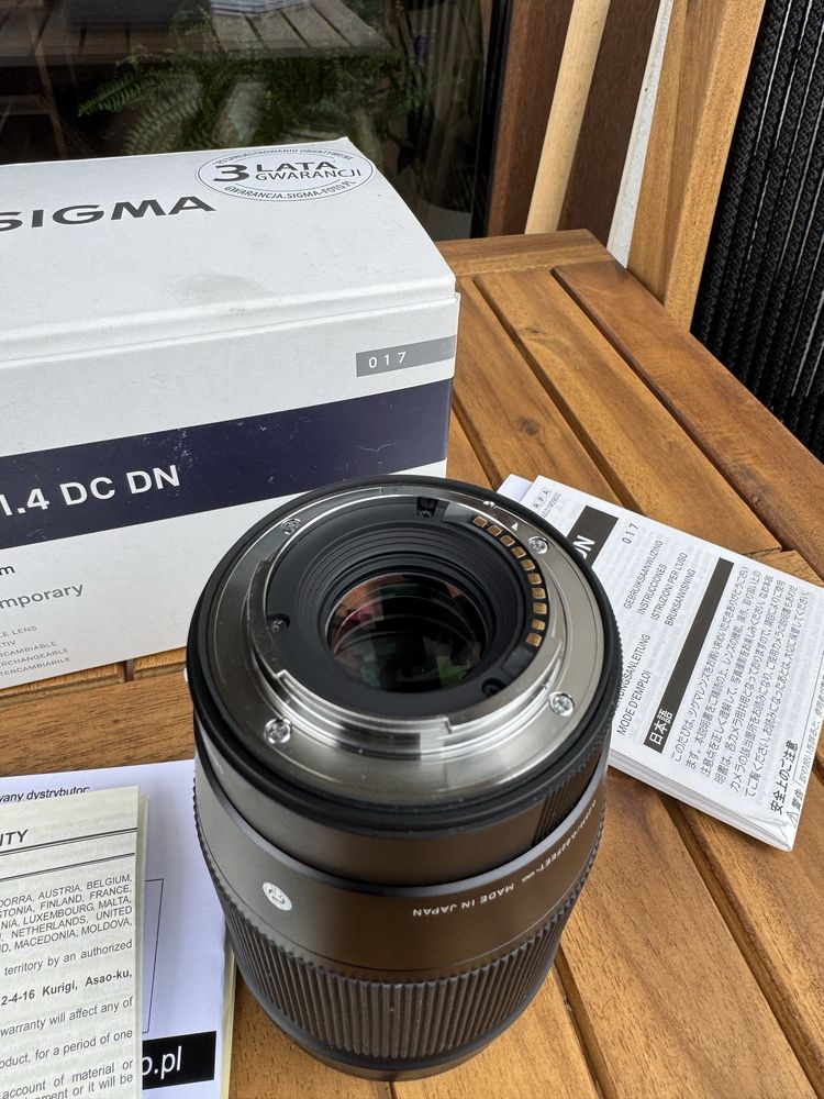 Obiektyw Sigma 16mm f1.4 DC DN Fujifilm X + gratis