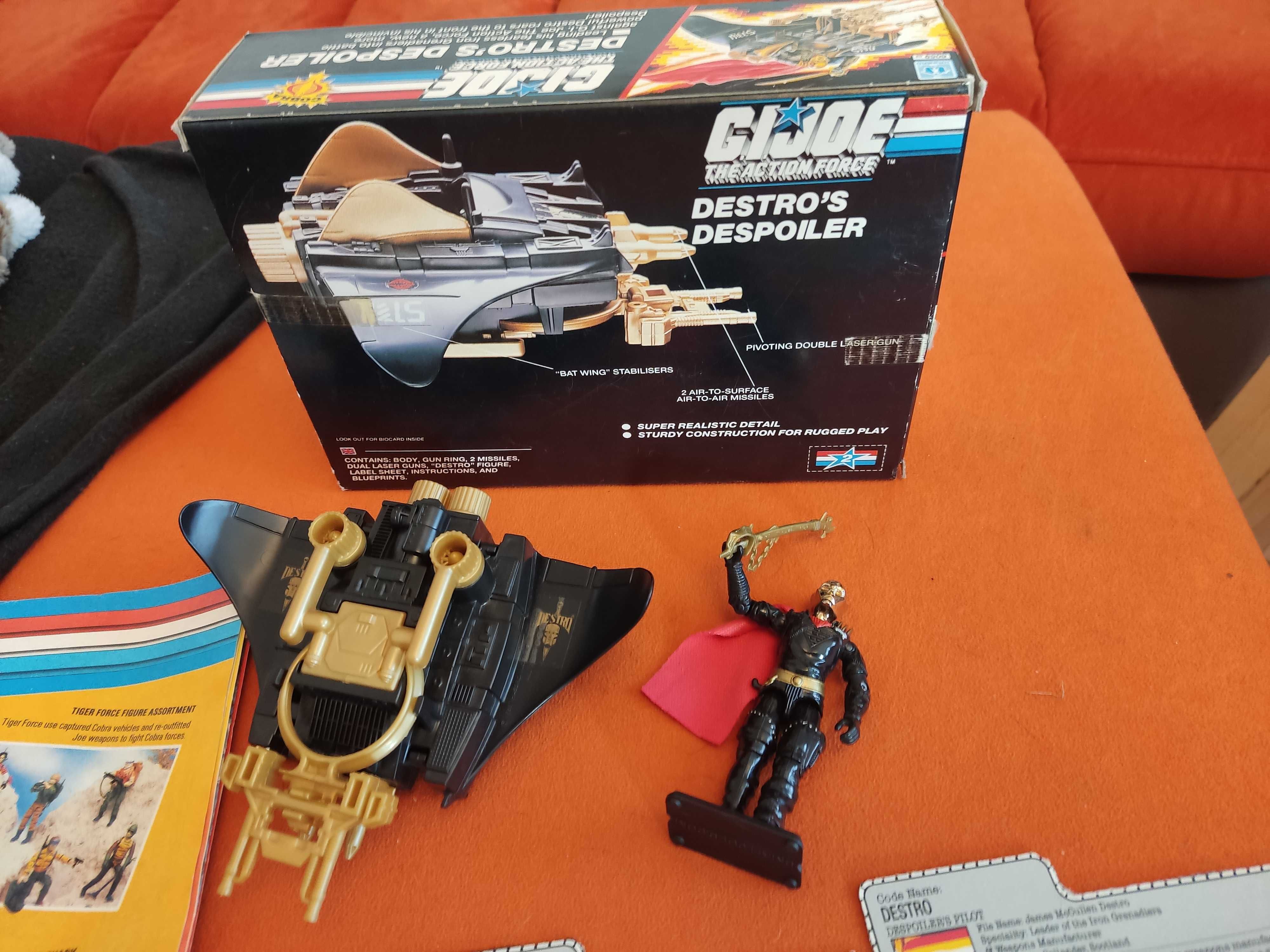 G. I. Joe GI Joe Destro Despoiler 100% kompletny,idealny stan. Lata 90